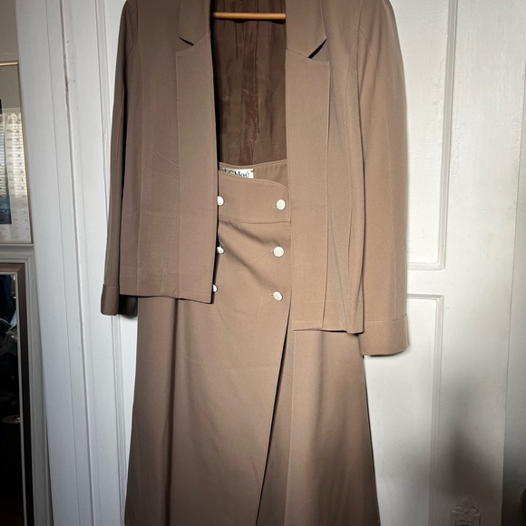 Chloe Dresses & Skirts - Chloe Tan Skirt Set